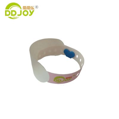 Custom Patient ID Soft Safe Thermal Print Wristband with Nano-composite Paper Material
