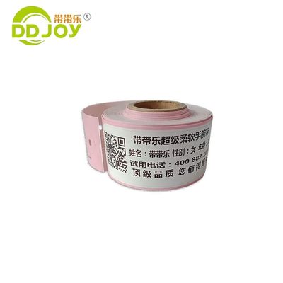 Custom Patient ID Soft Safe Thermal Print Wristband with Nano-composite Paper Material