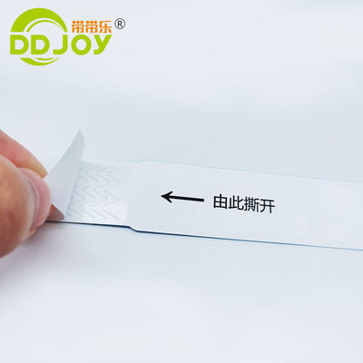 Letter Shape Self-Printable Adhesive Bracelet for Scenic Events and Admission Tickets