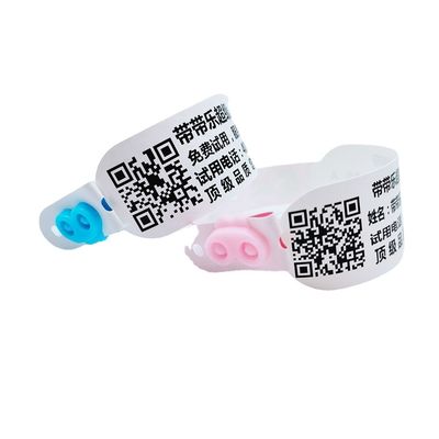 Highly Durable Thermal VIP Bar code Wristband for Adult Child at Networking Events