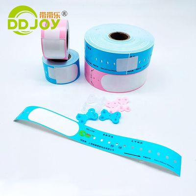 Disposable Waterproof Thermal Printable Paper Wristband for Adult Child Event by DDJOY