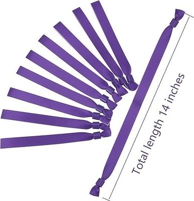 Occasion Party and Events Woven/Polyester Custom Satin Fabric Wristbands for One Time