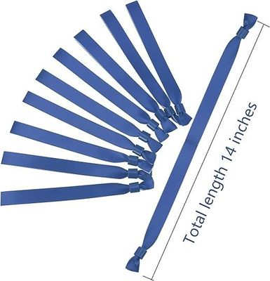 Occasion Party and Events Woven/Polyester Custom Satin Fabric Wristbands for One Time