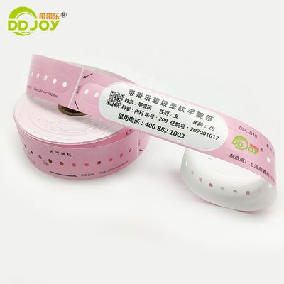 Thermal Paper Wristband for Hospital and Party Shipping via DHL FedEx UPS EMS or TNT