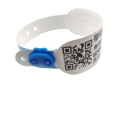 Customizable Adhesive Closure Thermal ID Wristbands 257*32mm Adult for Personalization