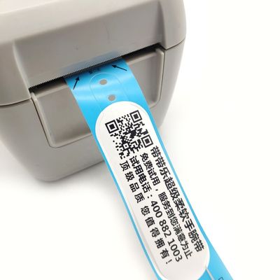 Customizable Adhesive Closure Thermal ID Wristbands 257*32mm Adult for Personalization