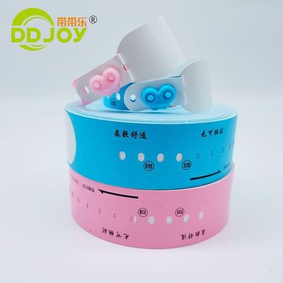 Custom Information Printer Thermal Printable Wristband Anti-scratch for Club Admission