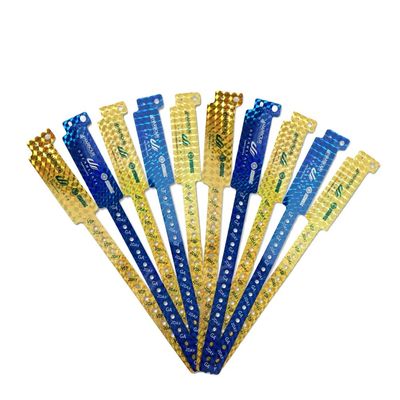 Fashional and Anti-Allergy Customized Logo PVC Wristband for Event Identification