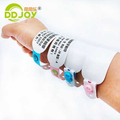 Waterproof Custom ID Wristband for Festival Park Disposable Barcode QR Code Bracelet