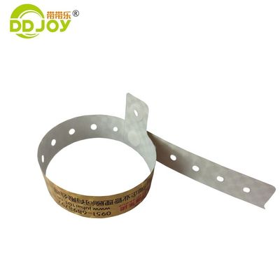 Custom Holographic Bracelet Anti-Allergy Red Plastic L Shape Glitter Wristband for Events