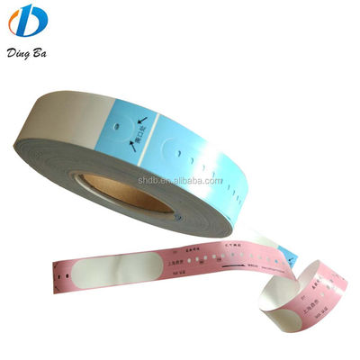 Color Printing Thermal Synthetic Paper Wristband for Patient Identification 257*32mm