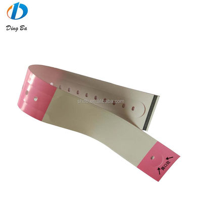 Customized Event Party Supplies Disposable Thermal Paper Wristband for Hospitals