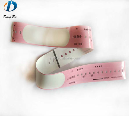 Customized Event Party Supplies Disposable Thermal Paper Wristband for Hospitals
