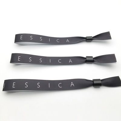 Custom Logo RFID Wristbands Satin Fabric for Event and Festival Target End Users