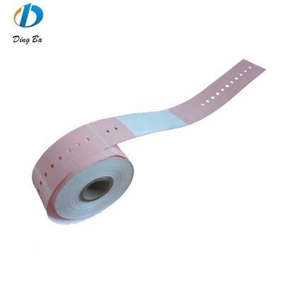 OEM Customized Pink Waterproof Thermal Print Wristband for Patient Identification