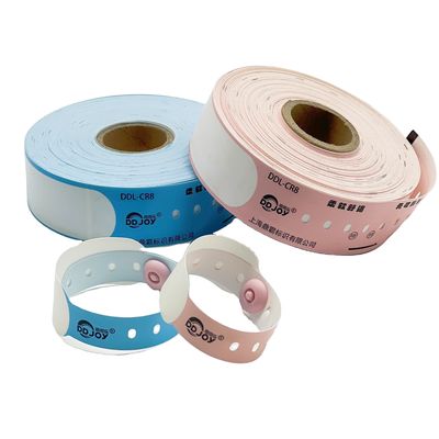 Customized Disposable Wristband for Children's Playground Lottery Waterproof and Durable