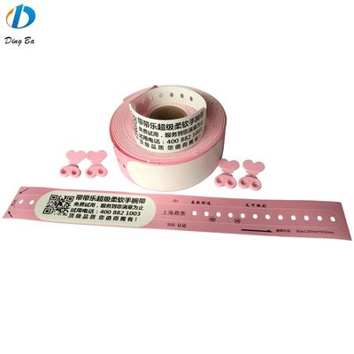Customized Disposable Wristband for Children's Playground Lottery Waterproof and Durable