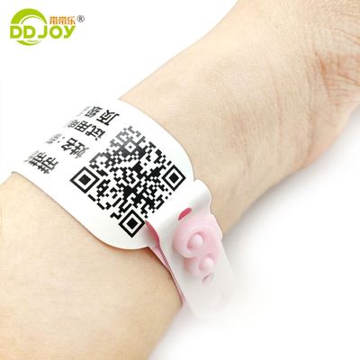 Customizable Pink Thermal Wristband with Snap Lock DDJoy's Eco-Friendly Solution