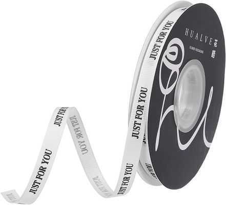 Customized Ribbon Logo for Party Box Decoration and Gift Packaging in Many Colors