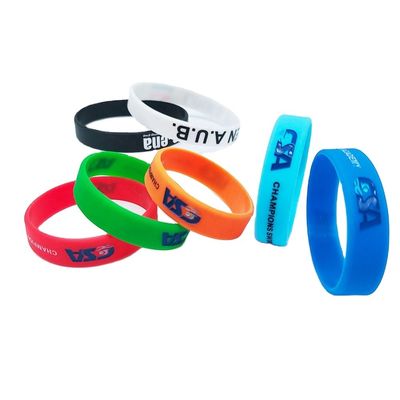 Neon Yellow Custom Logo Glow in Dark Silicone Wristband for in Different Scenarios