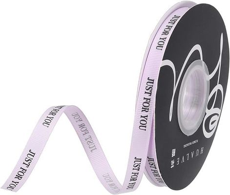 Customized Ribbon Logo for Party Box Decoration and Gift Packaging in Many Colors