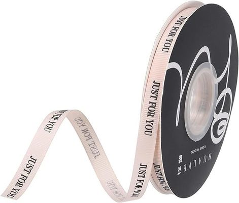 Customized Ribbon Logo for Party Box Decoration and Gift Packaging in Many Colors