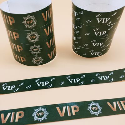 Green DDJOY Tyvek Wristbands for Stock Festival International Shipping