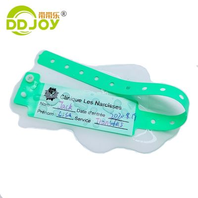 100pcs Custom Writeable ID Bracelets for Child Park Waterproof Patient Wristband