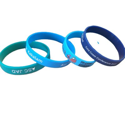 Sport Events Silicon Material Wristband Custom GlOW Rubber Bracelets for Festivals