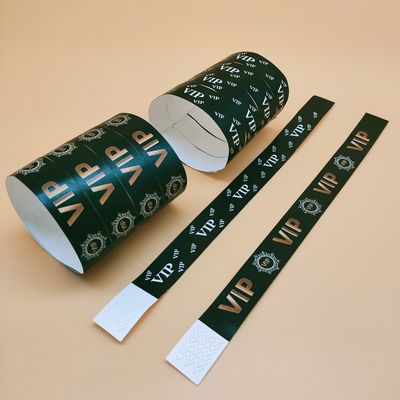 Green DDJOY Tyvek Wristbands for Stock Festival International Shipping