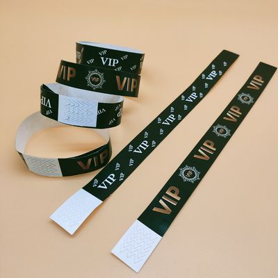 Green DDJOY Tyvek Wristbands for Stock Festival International Shipping