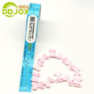 205*25mm child Thermal Paper Printable Wristband for Manufacture VIP Admission at Concert