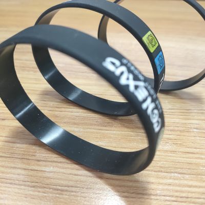 Custom Branded Logo Silicone Wrist Band Customized Rubber Bracelet for Festival Gifts