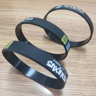 Silicone Material Custom Wristband Debossed for Events 2024 Items Waterproof Silicone