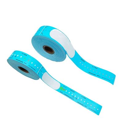 Custom Printed Lock Type Bracelet Thermal Synthetic Paper Wristband for Adults and Kids