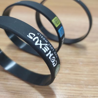 Silicone Material Custom Wristband Debossed for Events 2024 Items Waterproof Silicone