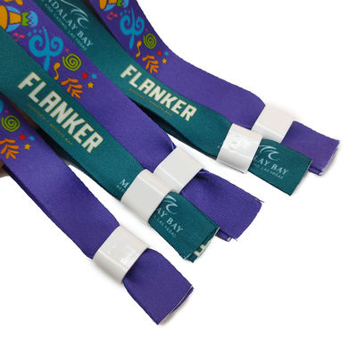 ID Wristband for Festival Events DDJOY Custom One Direction Lock Cloth Polyester Fabric