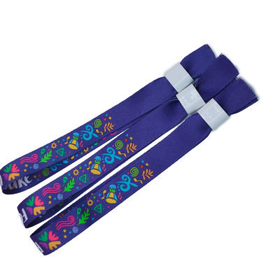 ID Wristband for Festival Events DDJOY Custom One Direction Lock Cloth Polyester Fabric