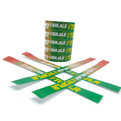 Waterproof ID Tickets and Custom Logo Tyvek Wristbands Essential for Events Festivals