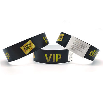 Waterproof ID Tickets and Custom Logo Tyvek Wristbands Essential for Events Festivals