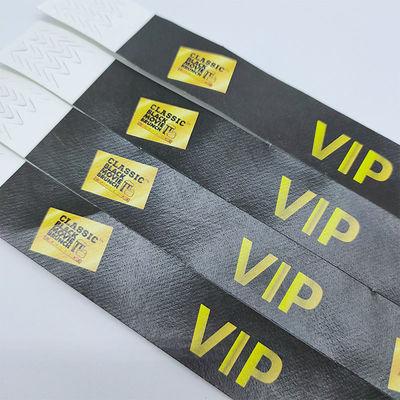 Waterproof ID Tickets and Custom Logo Tyvek Wristbands Essential for Events Festivals