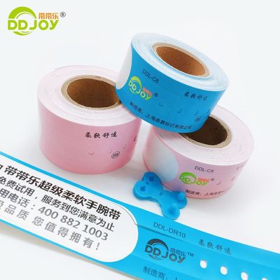 Waterproof Thermal Paper Wristbands Ideal for Customized ID Verification and Security