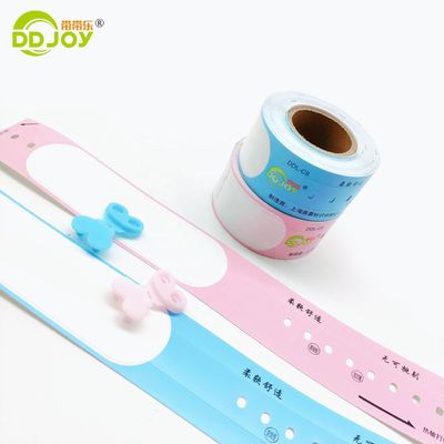 Waterproof Thermal Paper Wristbands Ideal for Customized ID Verification and Security