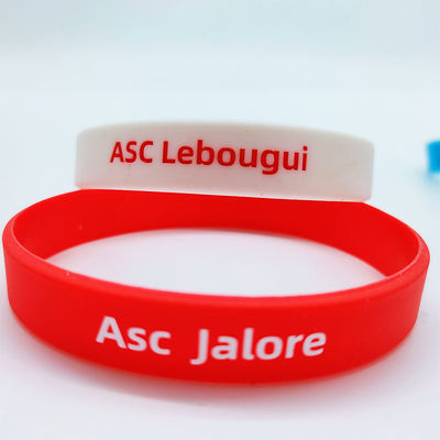 170*12*2mm Band Width Glowing in Dark Custom Silicon Wristband for Events Festival