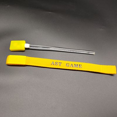 Custom Silk Screen Offset Printing Nylon LED Wristband for Night Running Glow in Dark Armband