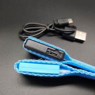 Custom Silk Screen Offset Printing Nylon LED Wristband for Night Running Glow in Dark Armband