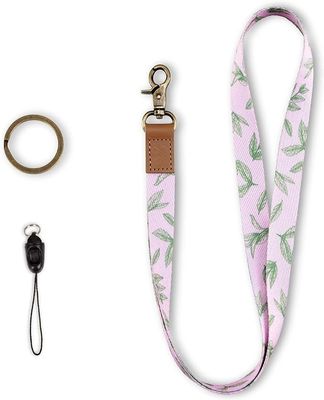Customed Safety Print Polyester Neck Lanyards with Card Holders Keychain Mobile Phone