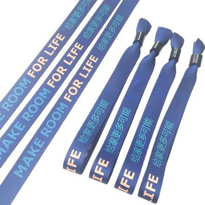 Custom Event Festival Party RFID Wristbands with Polyester Fabric and Logo Printing