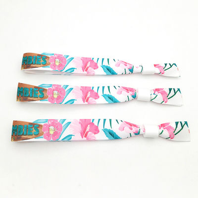 Custom Event Festival Party RFID Wristbands with Polyester Fabric and Logo Printing