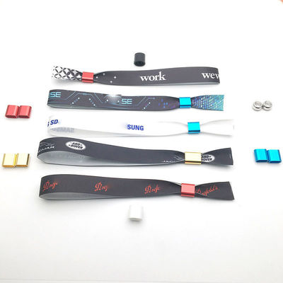 Custom Event Festival Party RFID Wristbands with Polyester Fabric and Logo Printing